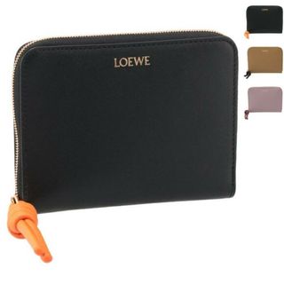 LOEWE - ロエベ LOEWE 財布 二つ折り KNOT コンパクト ジップ