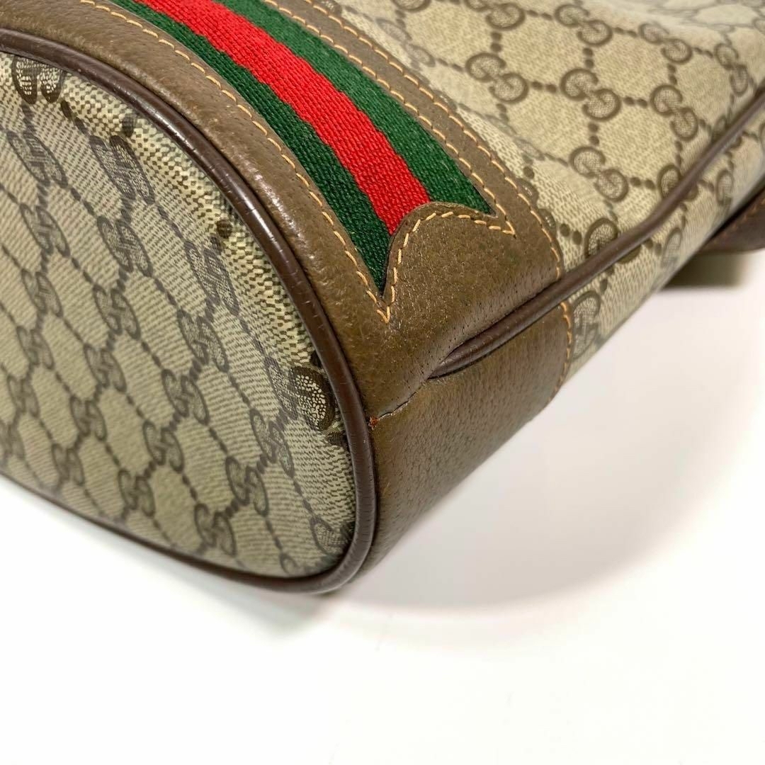 Gucci(グッチ)の【極美品】GUCCI オールドグッチ PVC 巾着ショルダー シェリーライン レディースのバッグ(ショルダーバッグ)の商品写真