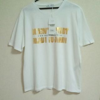 ザラ(ZARA)のZARA 白Tシャツ 新品未使用(Tシャツ(半袖/袖なし))