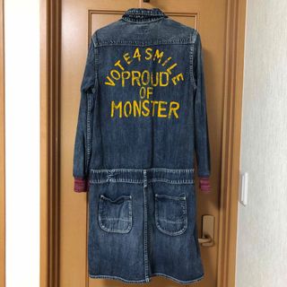新品未使用デニムダンガリー☆ワンピース140size-