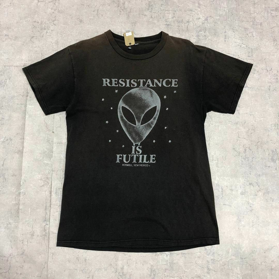 メンズ90s ヴィンテージ エイリアン Resistance プリントTシャツ L相当