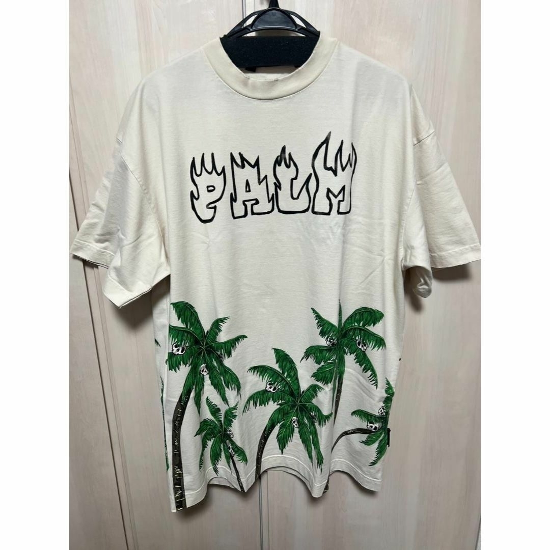 未使用・本物保証☆PALM ANGELS PALMS&SKULL Tシャツ XL