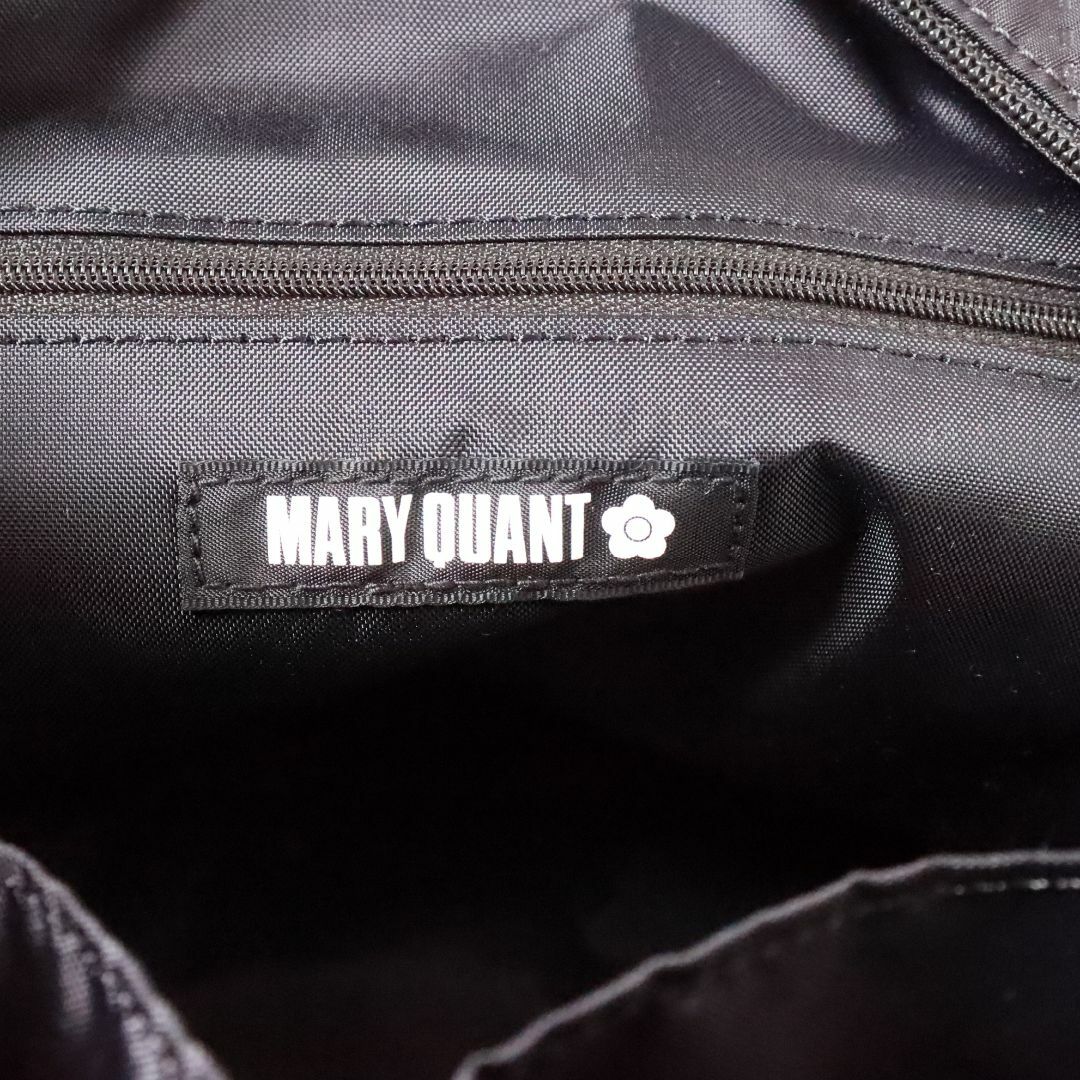 マリークアント　MARY QUANT 2WAYトートバッグ　黒 7