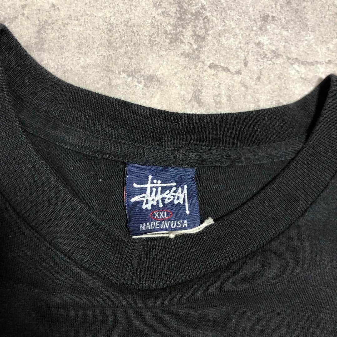 STUSSY(ステューシー)のUSA製 90s 後期 stussy ステューシー ヴィンテージTシャツ 2XL メンズのトップス(Tシャツ/カットソー(半袖/袖なし))の商品写真