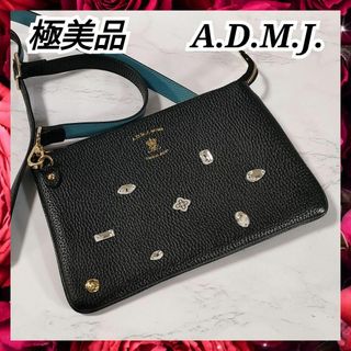 エーディーエムジェイ(A.D.M.J.)の極美品 A.D.M.J. ショルダーバッグ ショルダーウォレット ポーチ 財布(ショルダーバッグ)