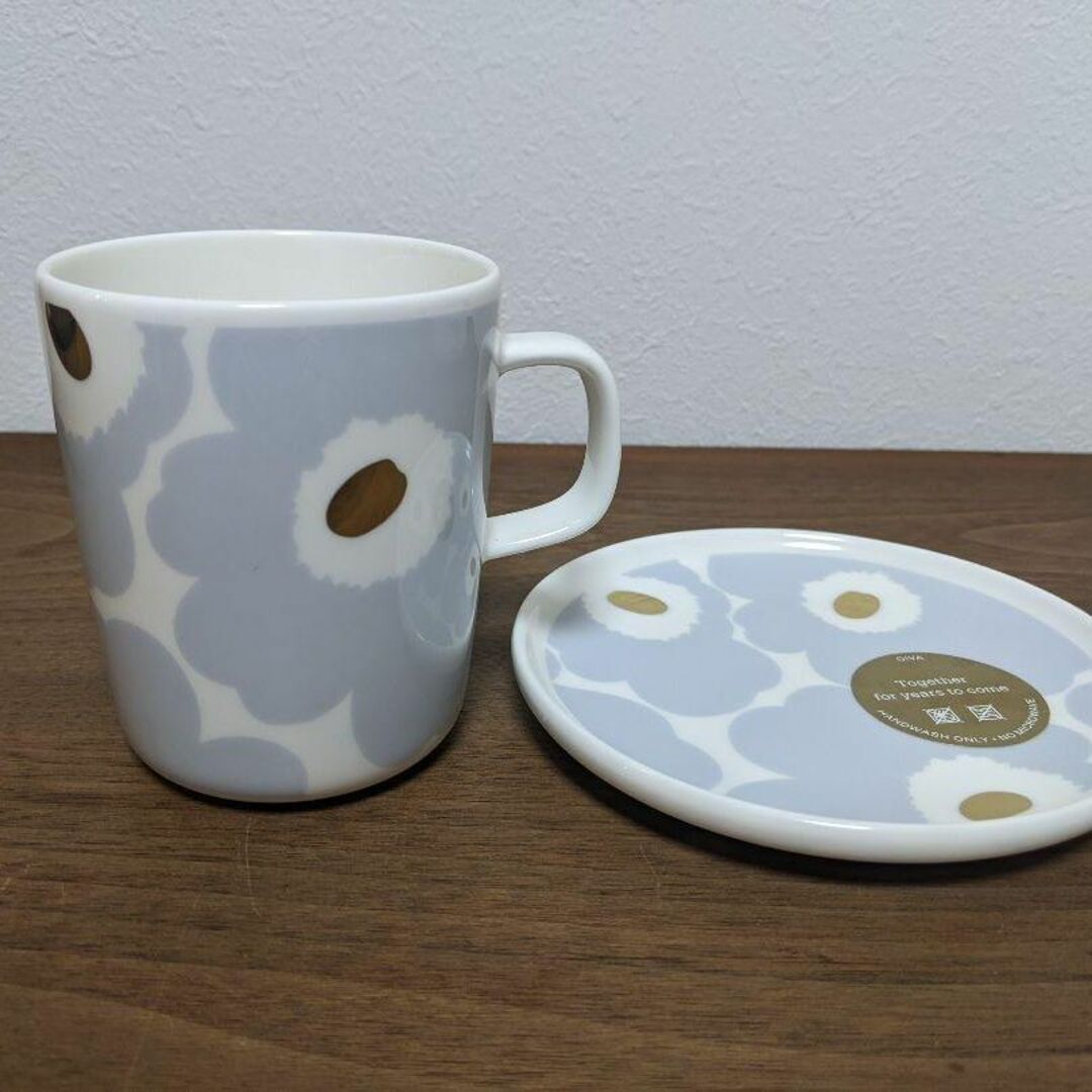 マリメッコ　marimekko　ウニッコ　アイシーグレー　2点セット　新品