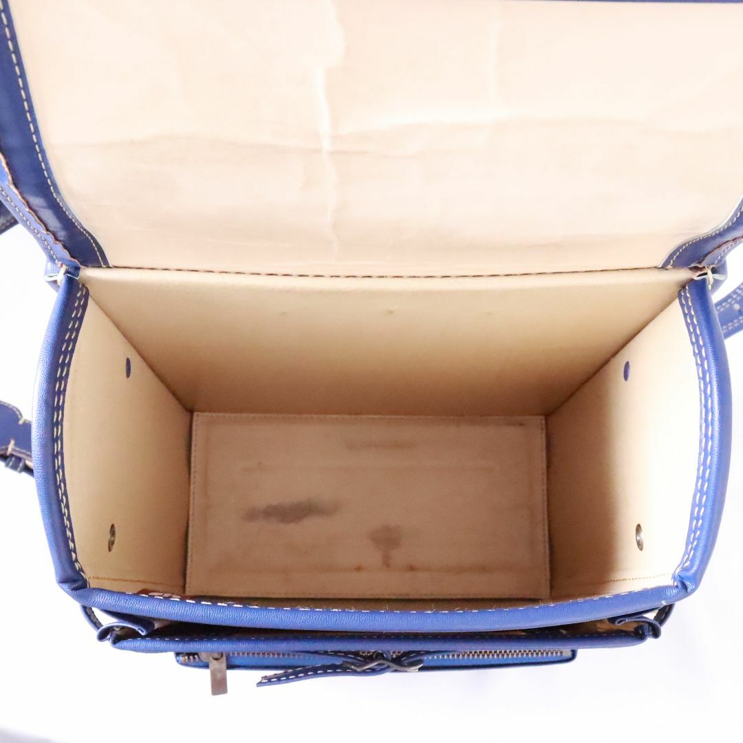 土屋鞄製造所(ツチヤカバンセイゾウジョ)のUSED 土屋鞄製造所 ランドセル　ディープブルー  キッズ/ベビー/マタニティのこども用バッグ(ランドセル)の商品写真