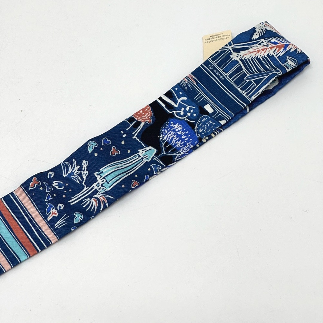 エルメス HERMES ツイリー レイユール デテ RAYURES DETE スカーフ