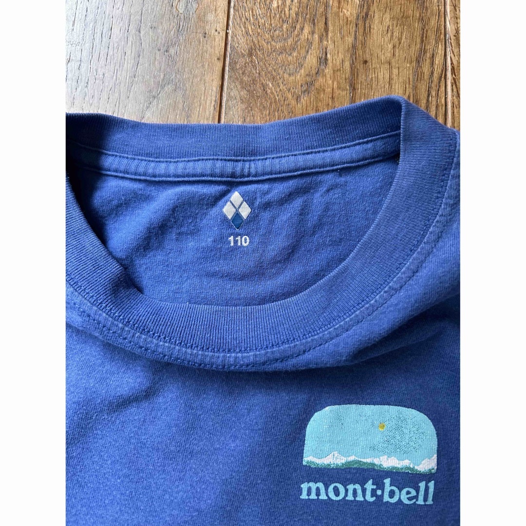 mont bell(モンベル)の値下げ✴︎モンベルこどもTシャツ キッズ/ベビー/マタニティのキッズ服男の子用(90cm~)(Tシャツ/カットソー)の商品写真