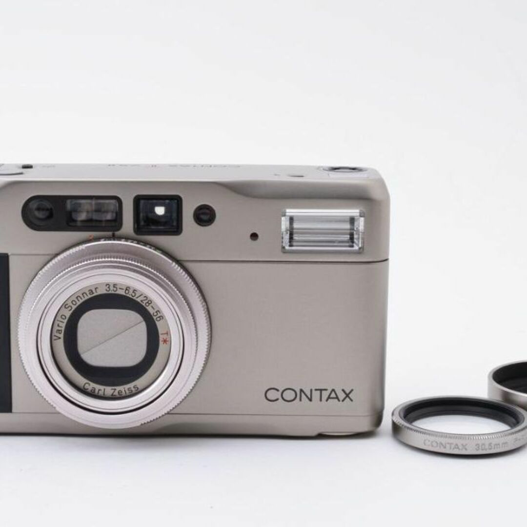 動作好調】 CONTAX コンタックス TVS Ⅱ コンパクトフィルムカメラ ...