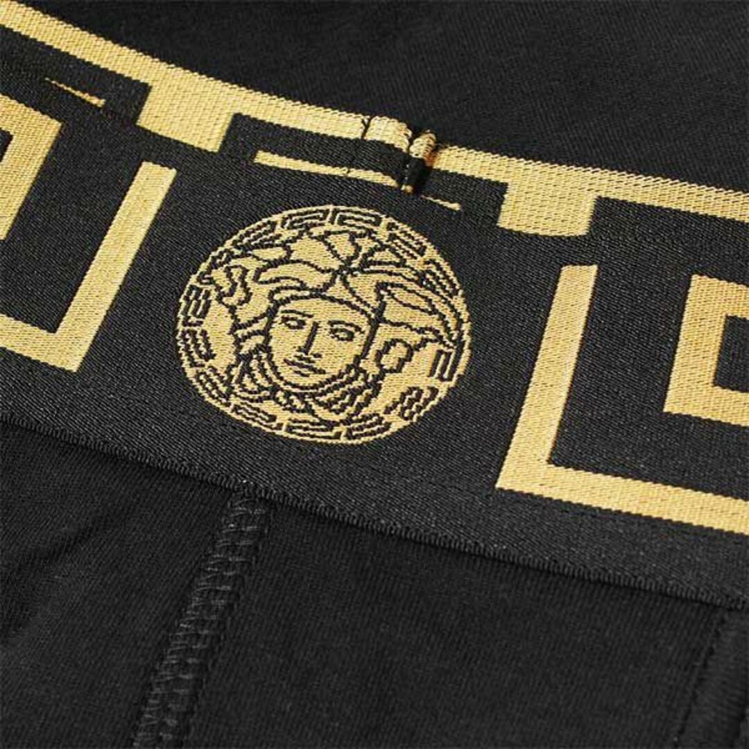 VERSACE(ヴェルサーチ)の送料無料 3 VERSACE ヴェルサーチ AU10326 A232741 ブラック アンダーウェア ボクサーパンツ 3枚セット size 3 メンズのアンダーウェア(ボクサーパンツ)の商品写真