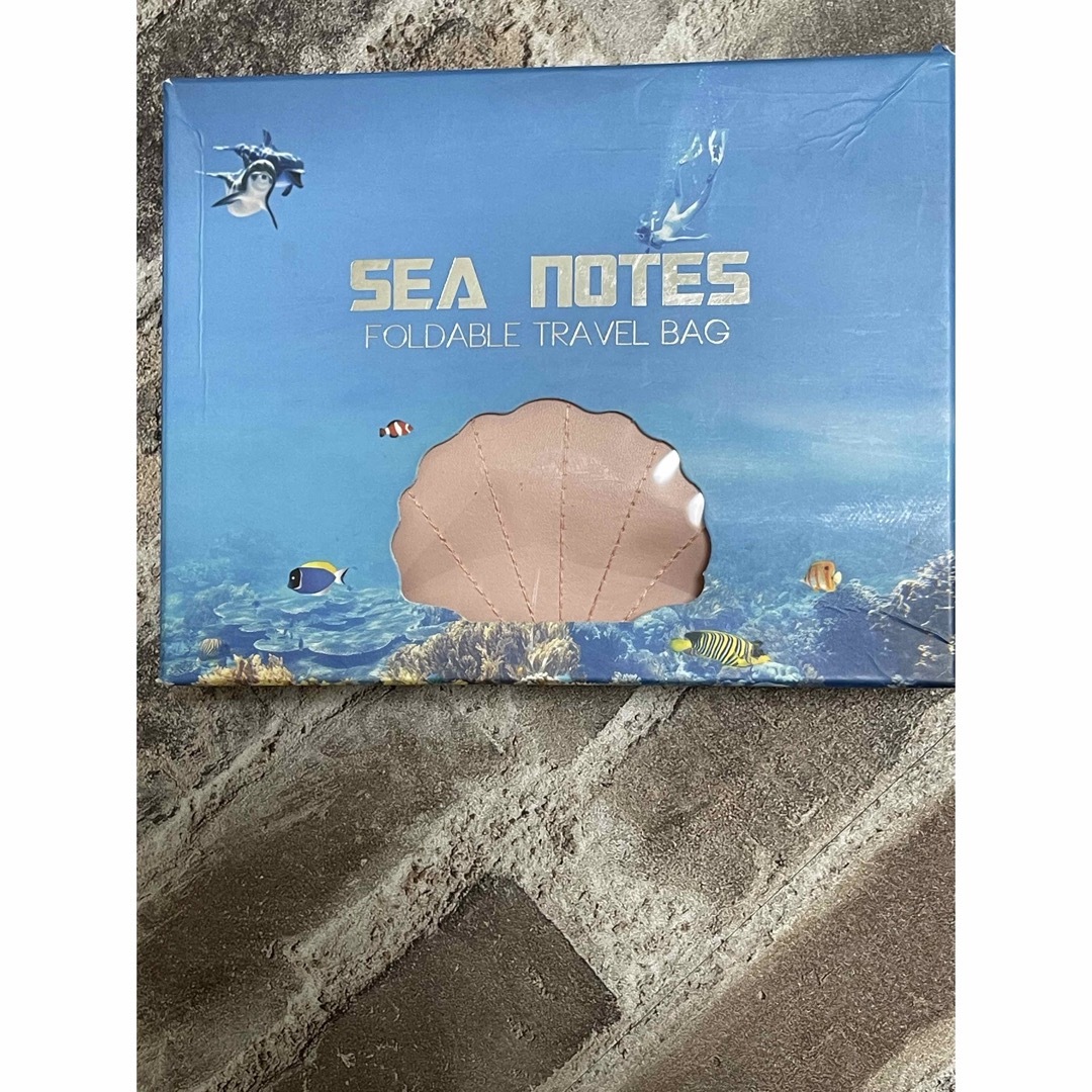 SEA NOTES FOLDABLE TRAVEL BAG トートバッグ ピンク