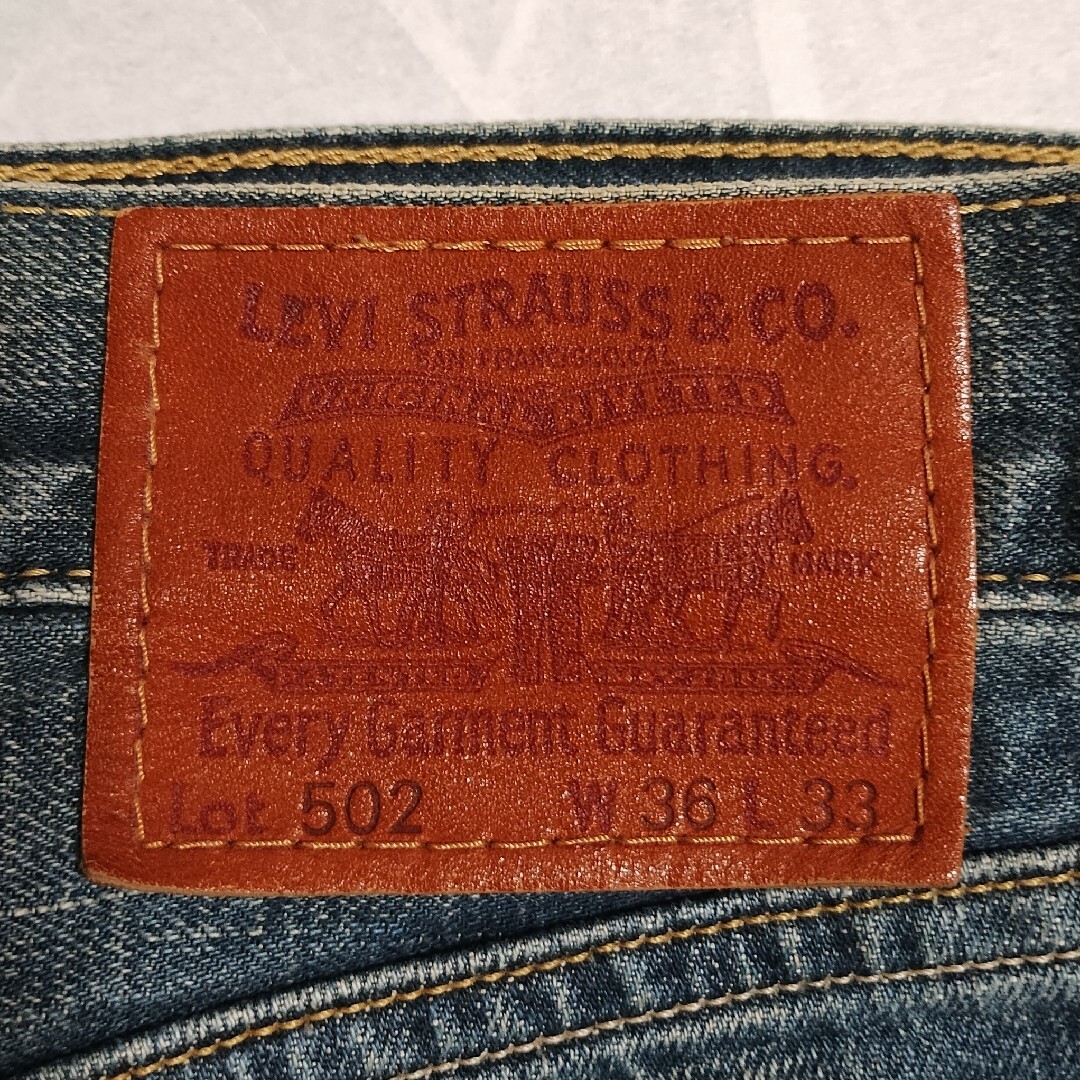 【送料無料】リーバイス Levi's 502★W36×L33★実寸91×76cm メンズのスーツ(スラックス/スーツパンツ)の商品写真