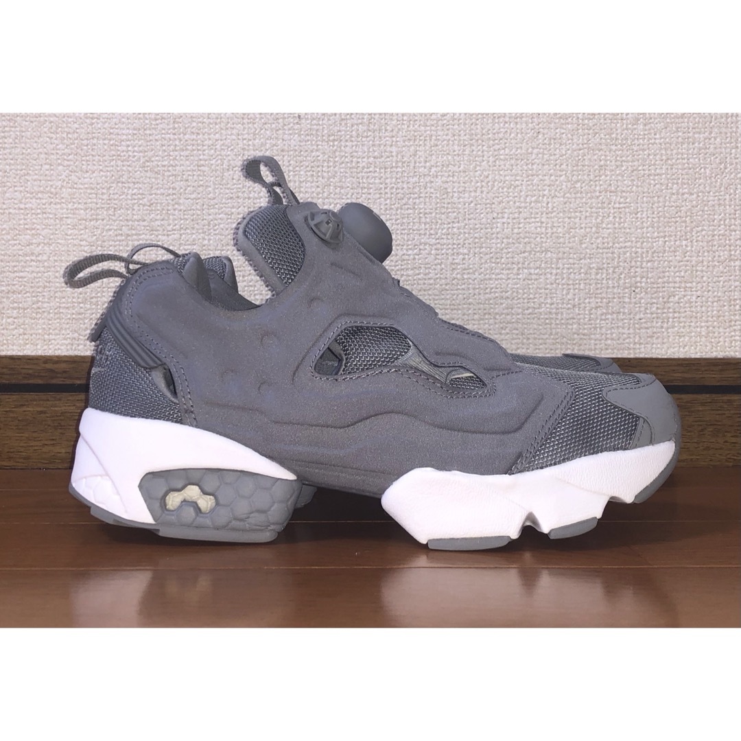 23cm 良品 REEBOK INSTA PUMP FURY OG グレー 灰色