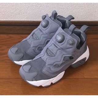 リーボック(Reebok)の23cm 良品 REEBOK INSTA PUMP FURY OG グレー 灰色(スニーカー)