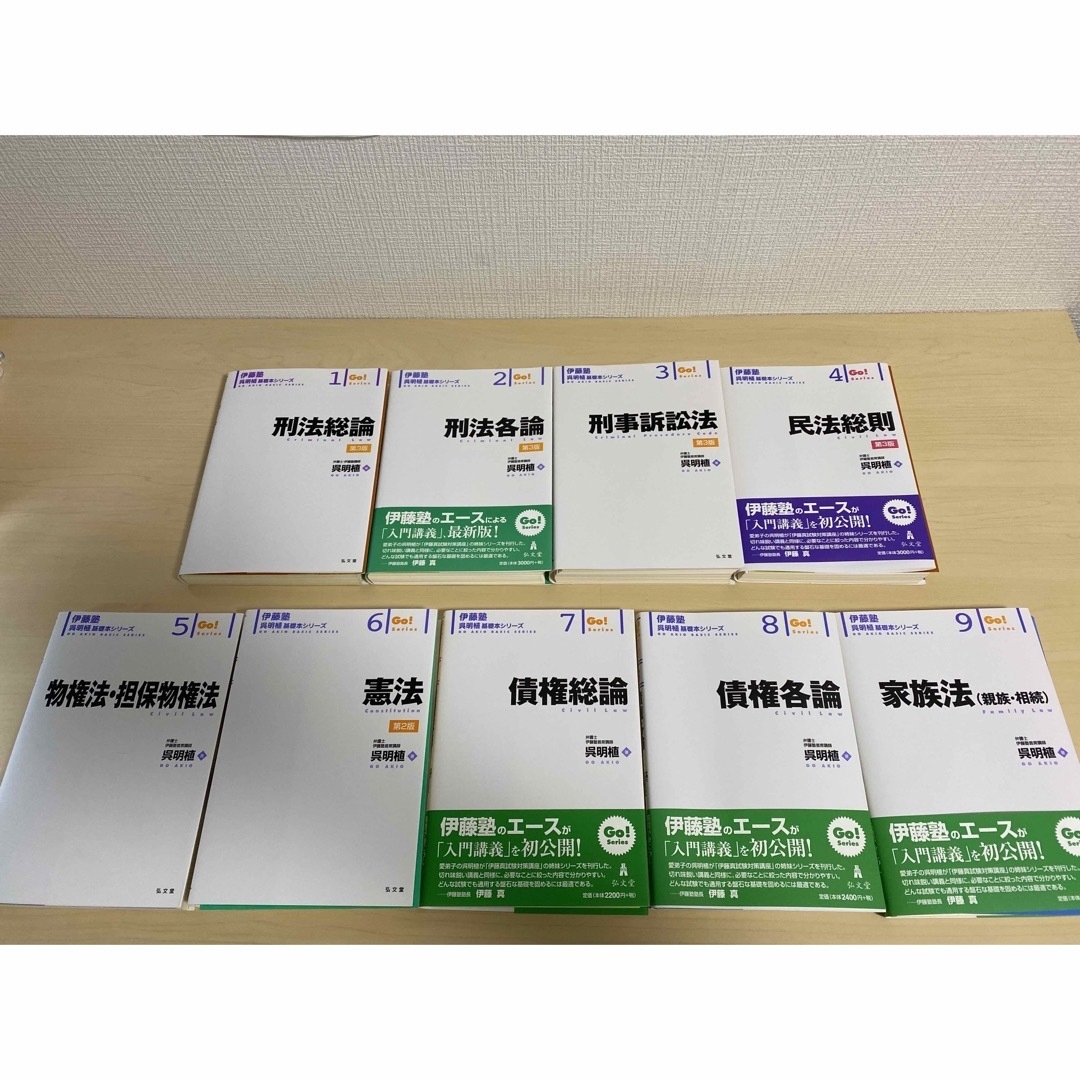 呉明植基礎本シリーズ全９冊　※全冊裁断済み