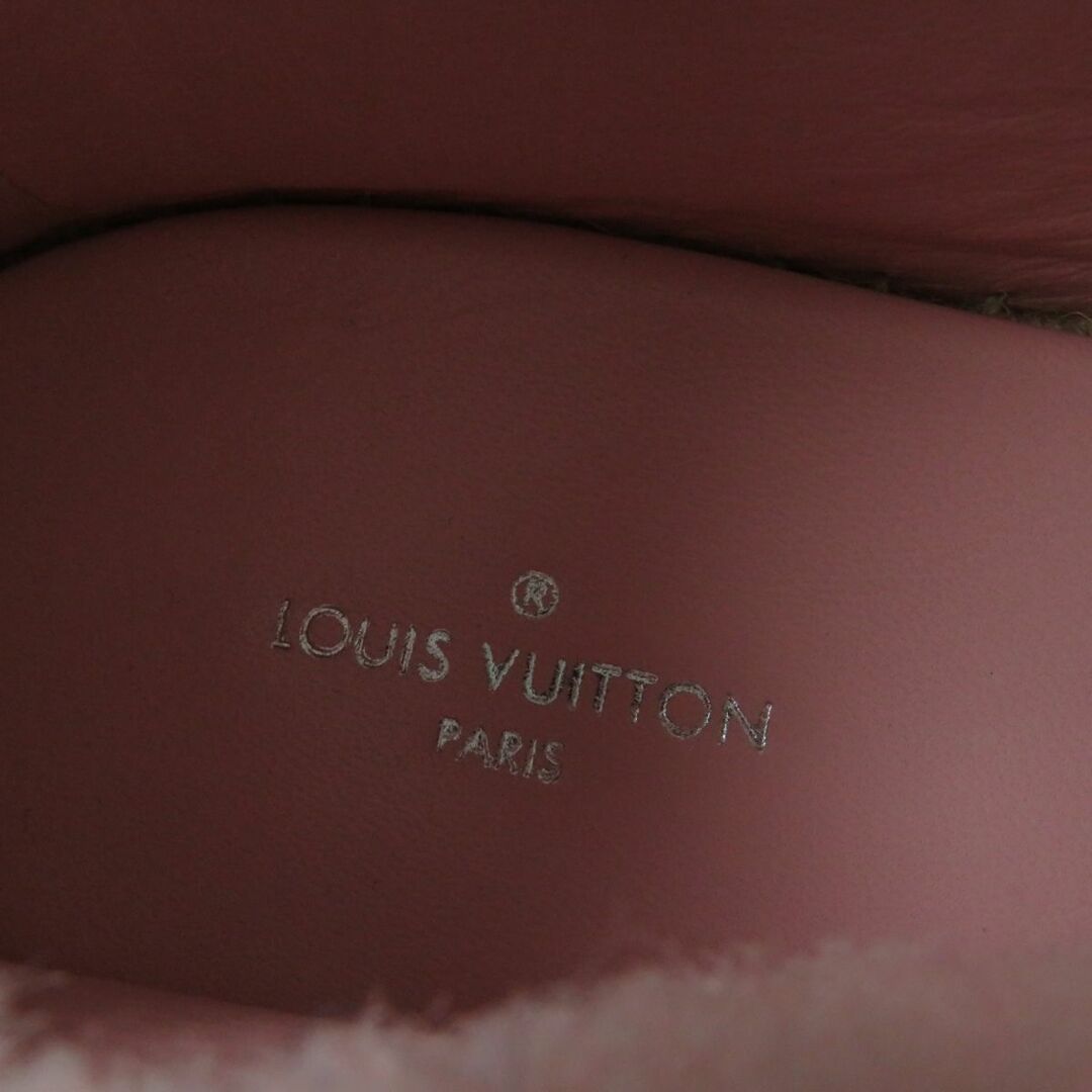 美品 Louis Vuitton ダミエ レース スパンコール エスパドリーユ