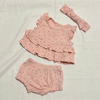 ベビーギャップ(babyGAP)のベビーGAP ラッフルフリルセットアップ　60サイズ(3-6M)(その他)