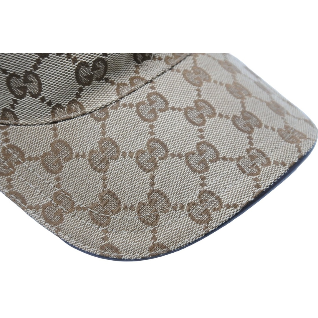 Gucci - 極美品 GUCCI グッチ ベースボールキャップ 帽子 GGキャンバス