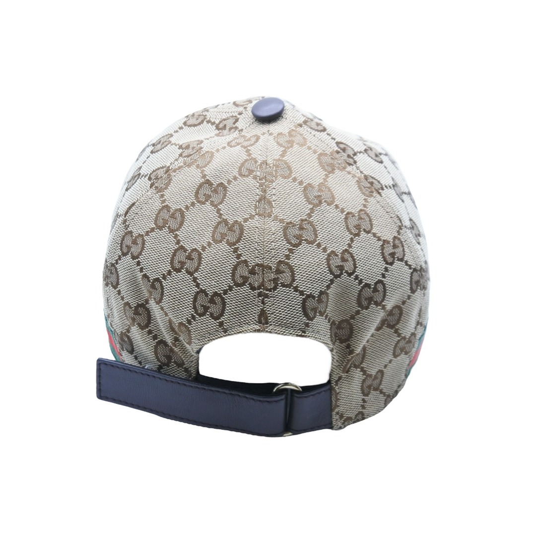 Gucci - 極美品 GUCCI グッチ ベースボールキャップ 帽子 GGキャンバス