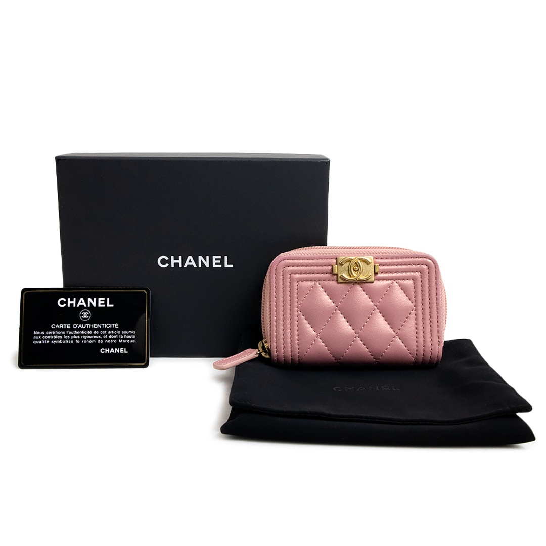 CHANEL✨シャネル✨財布✨ボーイシャネル✨ マトラッセ✨コインカードケース✨小物