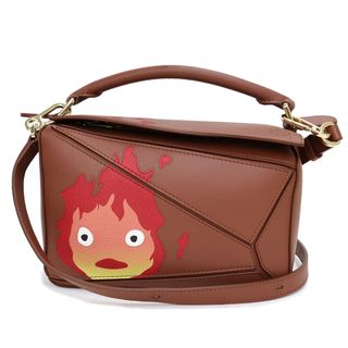 ✨美品✨ Loewe リアルファー ナッパレザー ハンドバッグ レディース