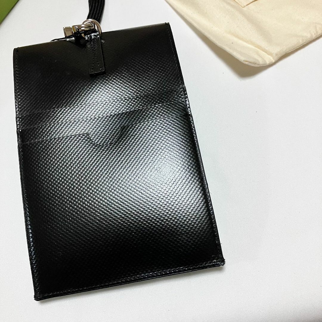 Marni(マルニ)の新品 23ss MARNI フォンポーチ ショルダーバッグ 緑黒 5294 メンズのバッグ(ショルダーバッグ)の商品写真