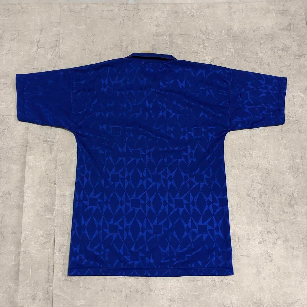 Topper(トッパー)のTOPPER トッパー ゲームシャツ サッカー ブルー サイズL 90s メンズのトップス(Tシャツ/カットソー(半袖/袖なし))の商品写真