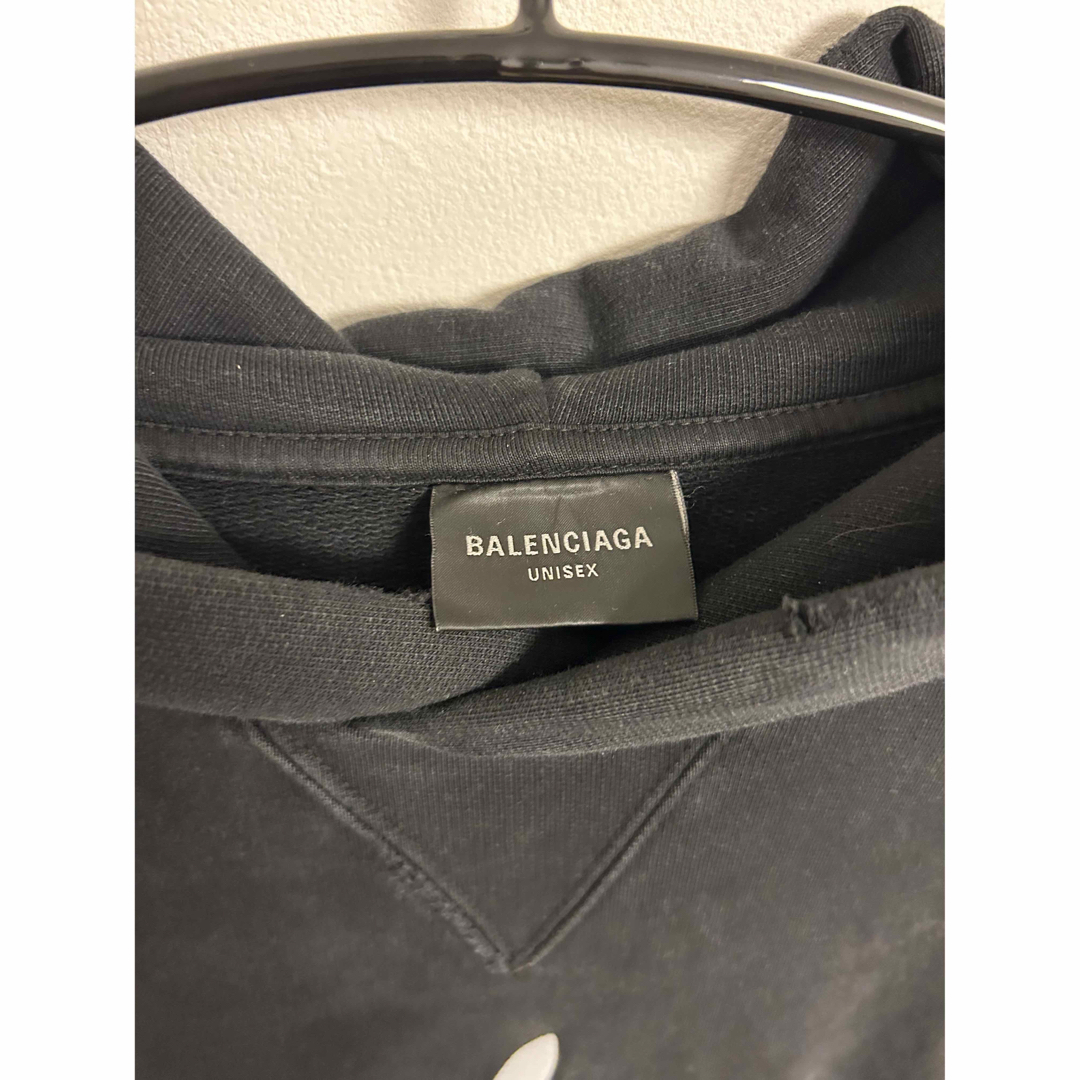 Balenciaga(バレンシアガ)のBALENCIAGA 22aw Be different パーカー ブラック 1 メンズのトップス(パーカー)の商品写真