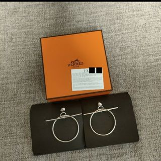 Hermes - エルメス ループピアスMM 新品未使用の通販 by なな