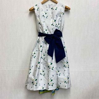 極美品♡m'sselectモノトーン花柄ワンピース♡チェスティ、エムズグレイシー