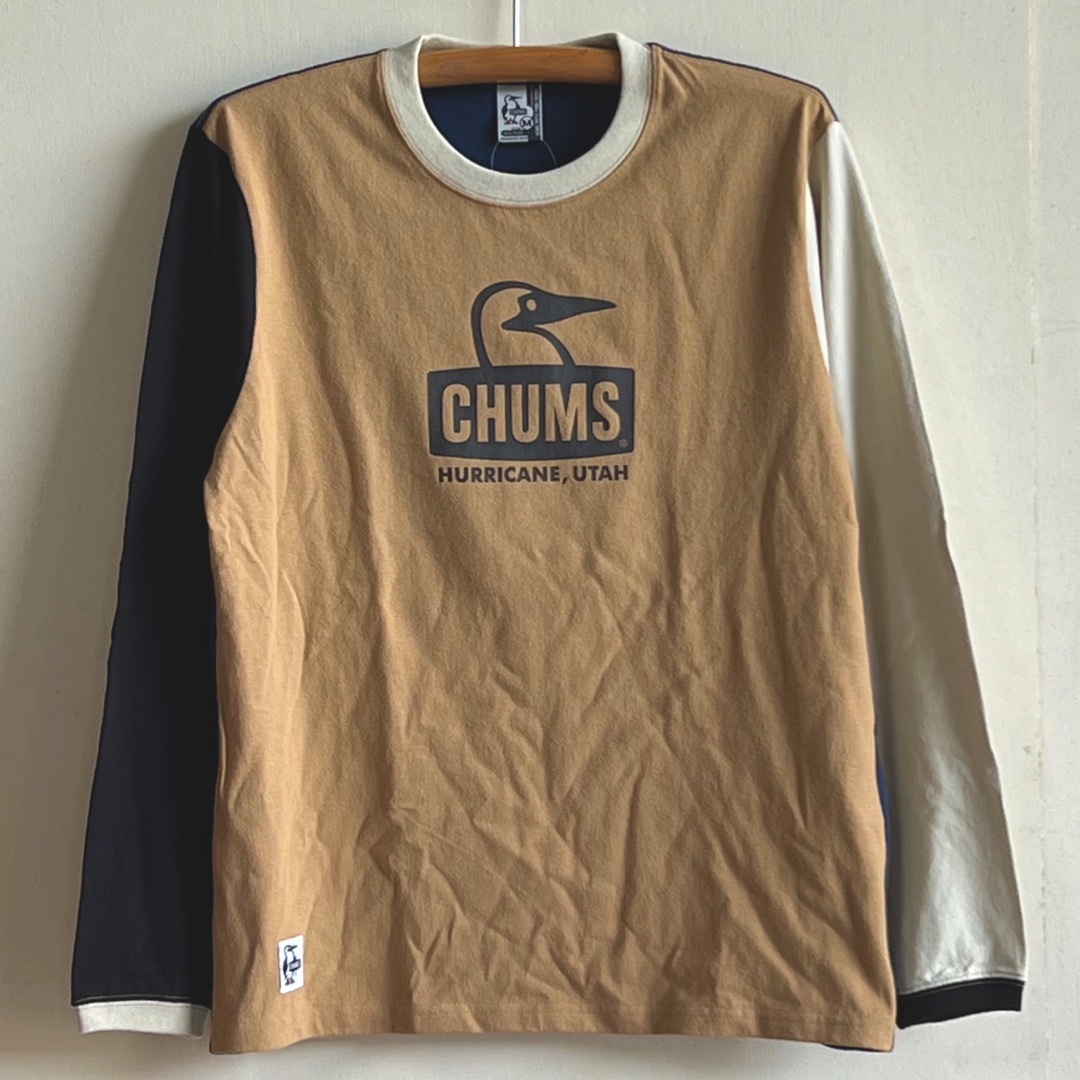 CHUMS(チャムス)の新品　CHUMS ロングTシャツ　チャムス  crm メンズのトップス(Tシャツ/カットソー(七分/長袖))の商品写真