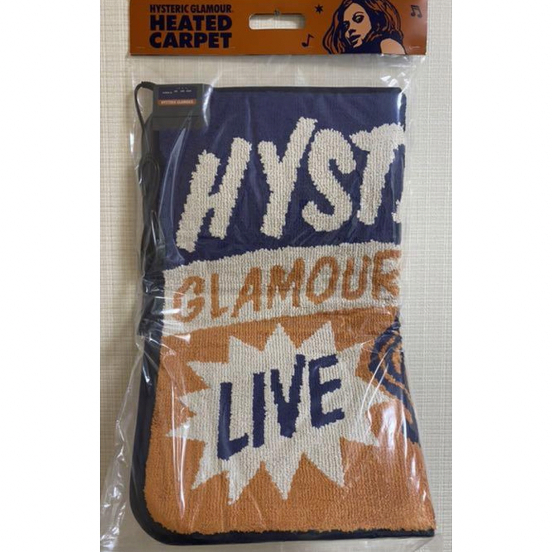 HYSTERIC GLAMOUR(ヒステリックグラマー)の《新品》hysteric glamour ヒステリックグラマー ホットカーペット インテリア/住まい/日用品のラグ/カーペット/マット(ホットカーペット)の商品写真