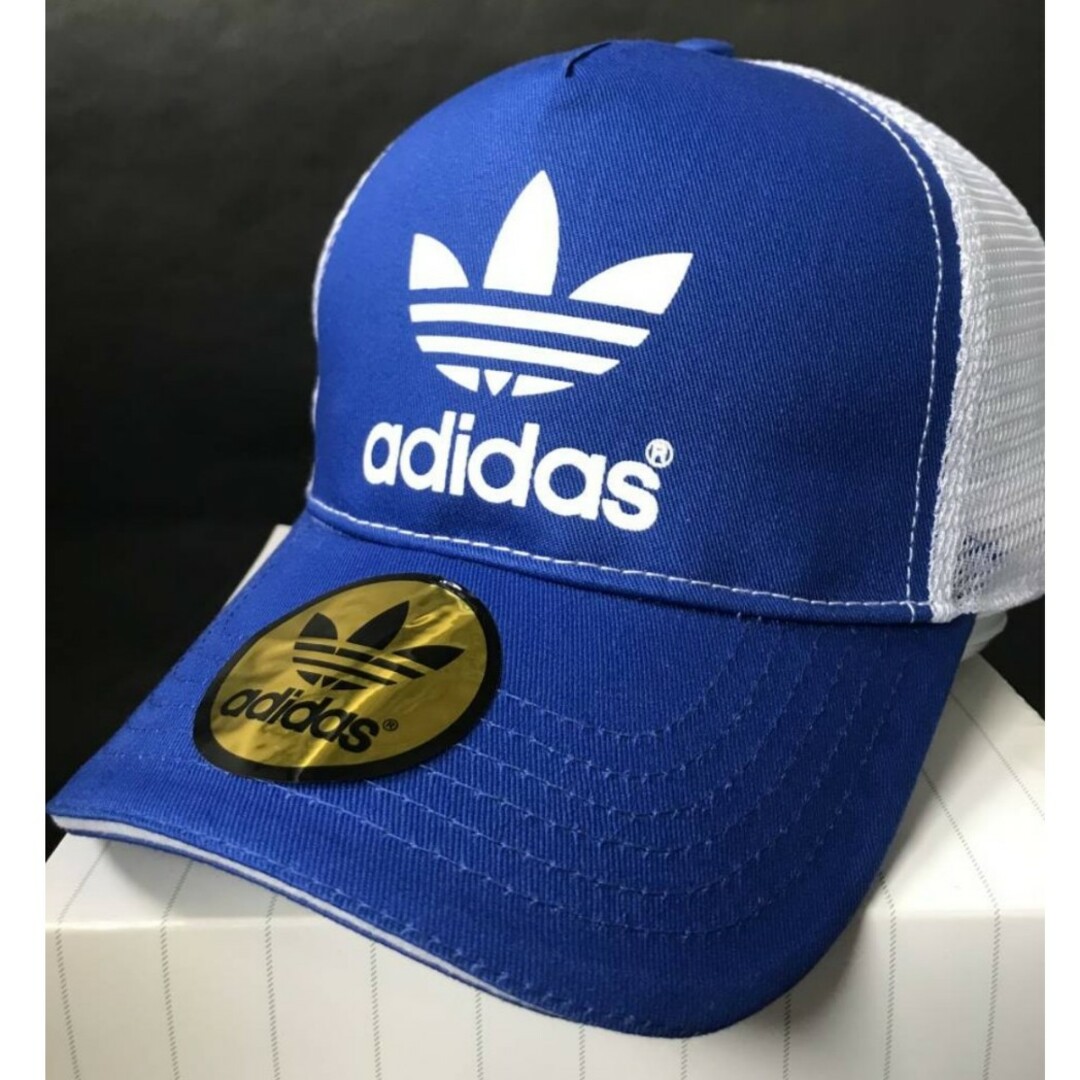 adidas(アディダス)の【新品】2.3万円 adidas 国内流通無 スナップバックキャップ ブルー/白 メンズの帽子(キャップ)の商品写真