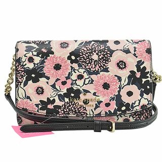 ケイトスペードニューヨーク(kate spade new york)のケイトスペード Kate Spade 斜め掛けショルダーバッグ レザー/合金 ブラック×ピンク シルバー レディース 送料無料【中古】 k10293f(ショルダーバッグ)