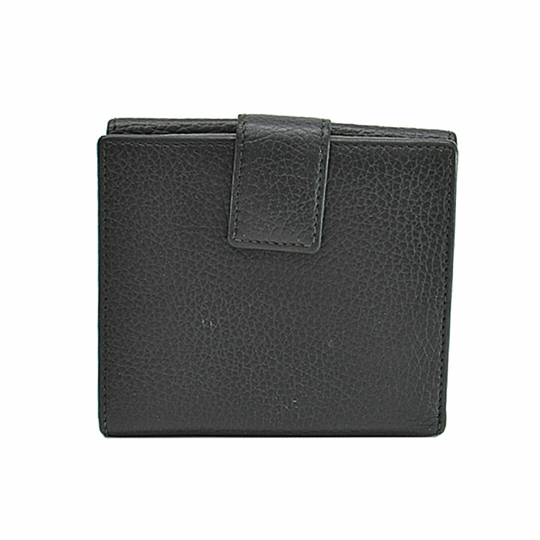 Gucci - グッチ GUCCI 二つ折り財布 プチマーモント レザー/合金