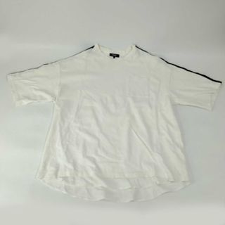 ビームス ハート オーバーサイズ バイカラー 切替 カットソー Tシャツ L ホワイト 42-04-0206 メンズ トップス BEAMS HEART(その他)