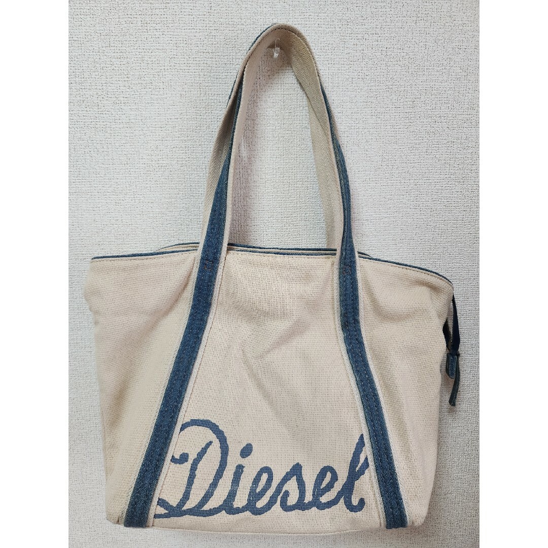 美品　DIESEL トートバッグ　ショルダーバッグ　2way デニム　キャンバス