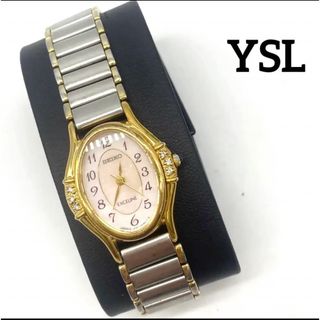 イヴサンローラン(Yves Saint Laurent)のイヴサンローランSEIKO レディース腕時計　動作確認済み　有動品！希少品(腕時計)