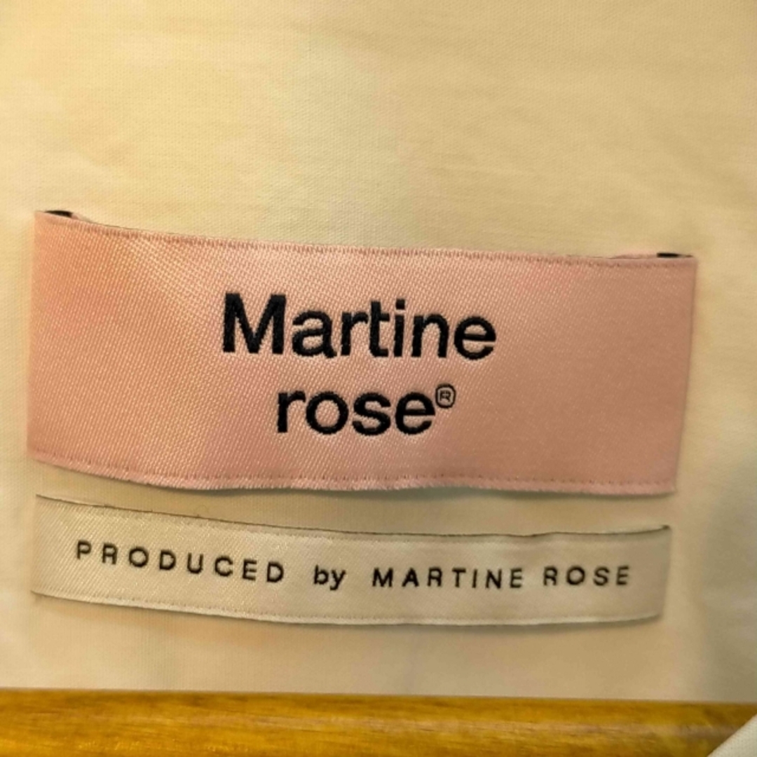 Martine rose(マーティンローズ) 胸ロゴ コットン レギュラーシャツ