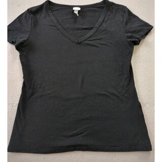 エイチアンドエム(H&M)のTシャツ☆ブラック☆М(Tシャツ/カットソー(半袖/袖なし))