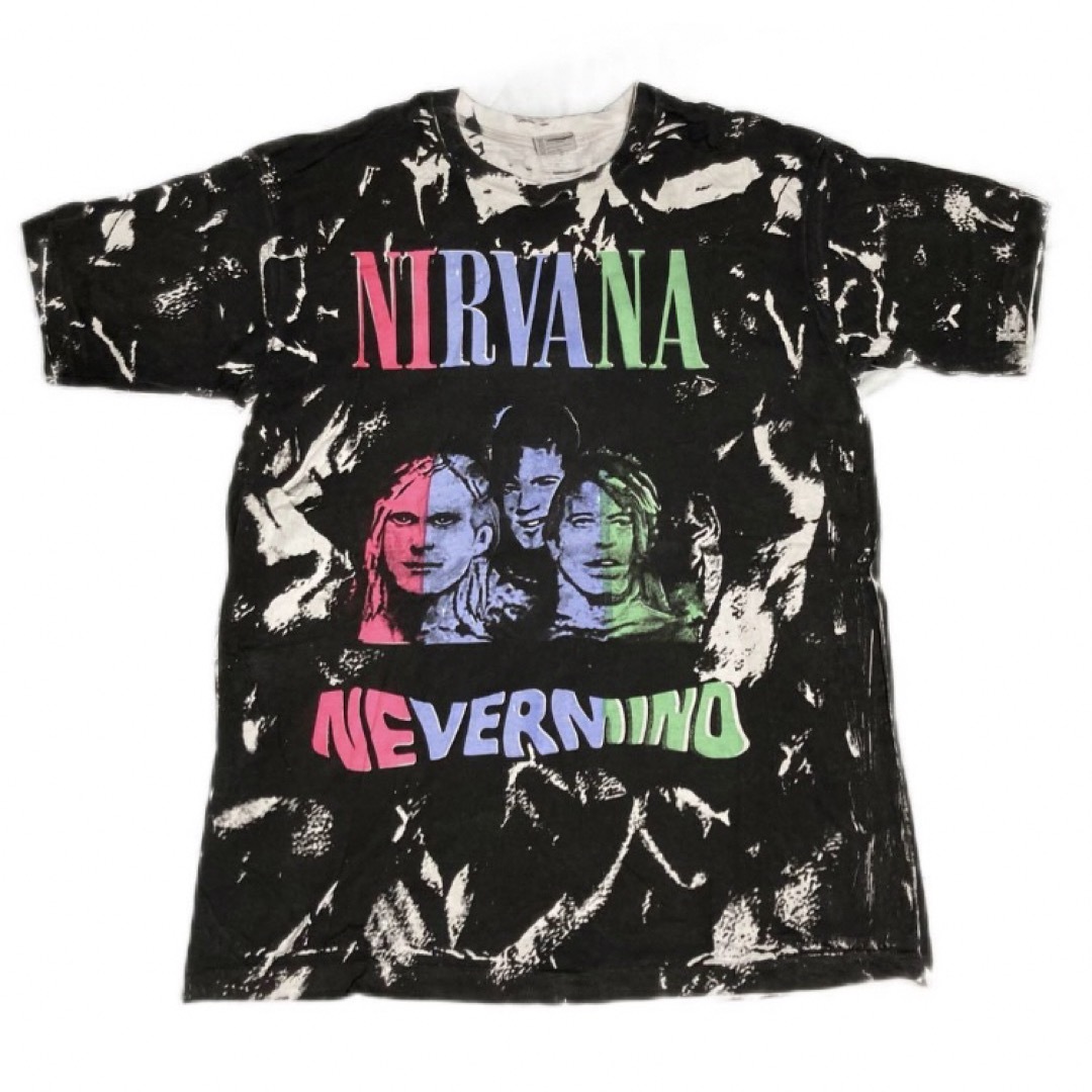 NIRVANA(ニルヴァーナ) NEVERMIND フルプリントTシャツロックTシャツ