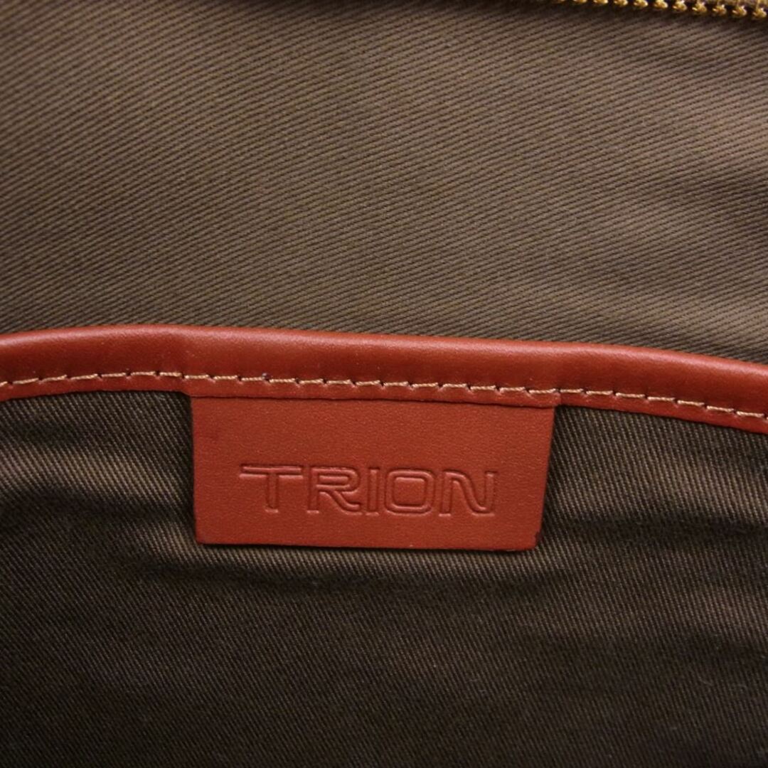 トライオン TRION レザー ビジネスバッグ レッド系【中古】の通販 by