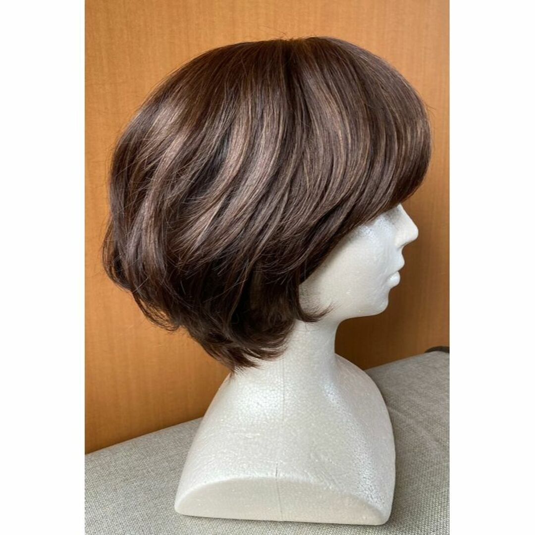 新品未使用！坂巻哲也　ヘアコサージュ　[フリンジボブ]３DライトブラウンM 5