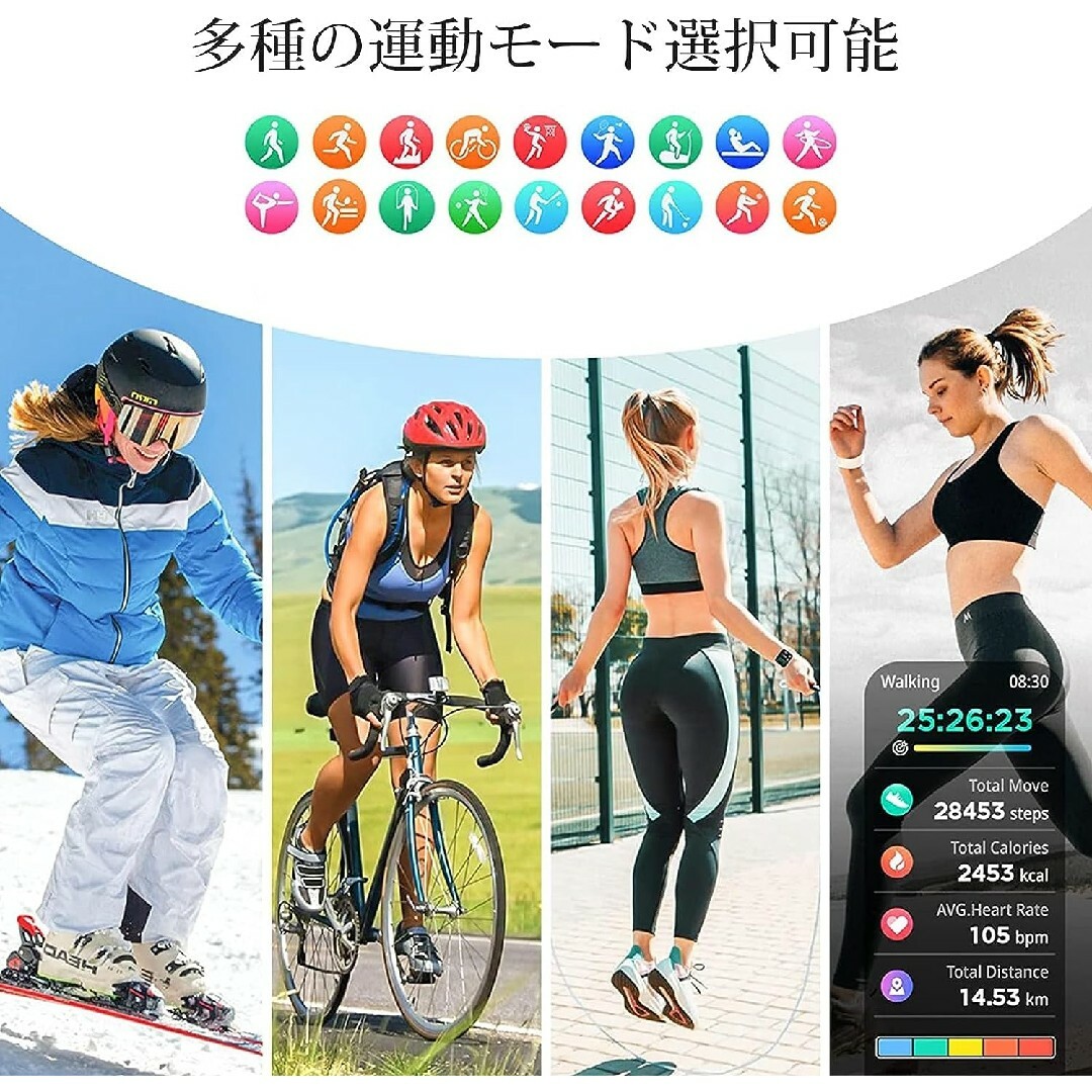 ❤大特価❤スマートウォッチ 1.85インチ Bluetooth 歩数計 カロリーの通販 by yu_uka shop｜ラクマ