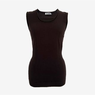 ジルサンダー(Jil Sander)の未使用  JIL SANDER ジルサンダー ノースリーブ ストレッチ トップス(Tシャツ/カットソー(半袖/袖なし))