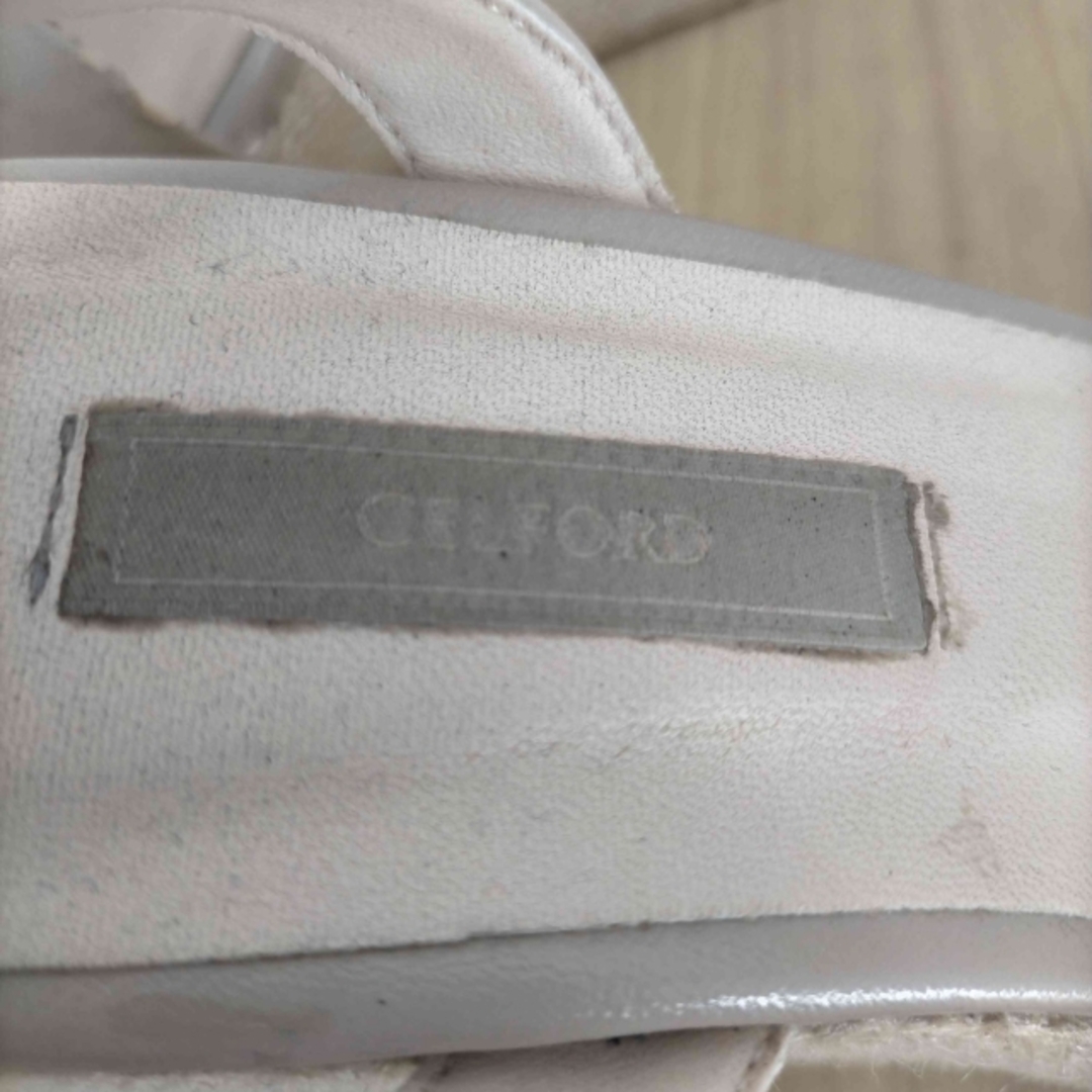 CELFORD(セルフォード)のCELFORD(セルフォード) ロゴバックルウエッジソール レディース シューズ レディースの靴/シューズ(サンダル)の商品写真