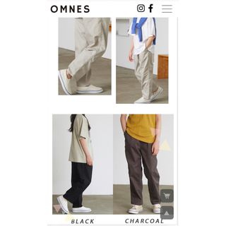 OMNES オムネス テーパードパンツ デニムパンツ 新品未使用(パンツ/スパッツ)