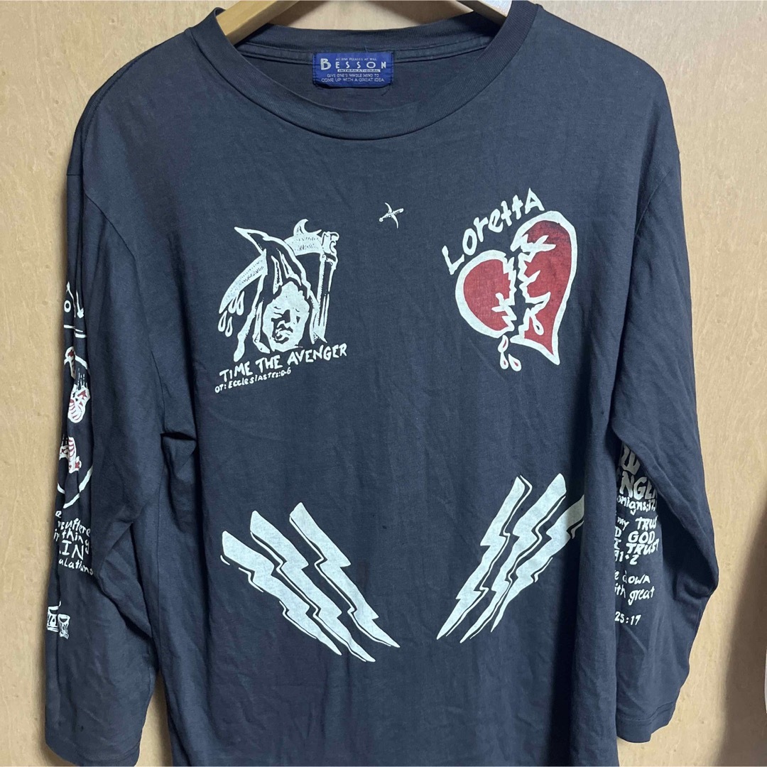 ケープファイヤー　tシャツ ロンt ヴィンテージ　ビンテージ　90s メンズのトップス(Tシャツ/カットソー(七分/長袖))の商品写真