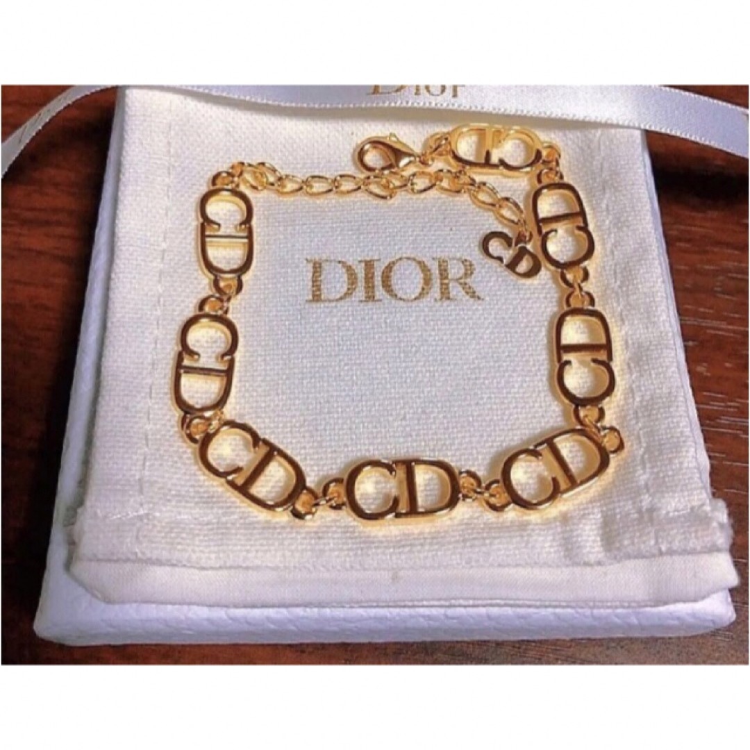 Dior 人気 ディオール ブレスレット ゴールド CDロゴ gold シンプル | フリマアプリ ラクマ